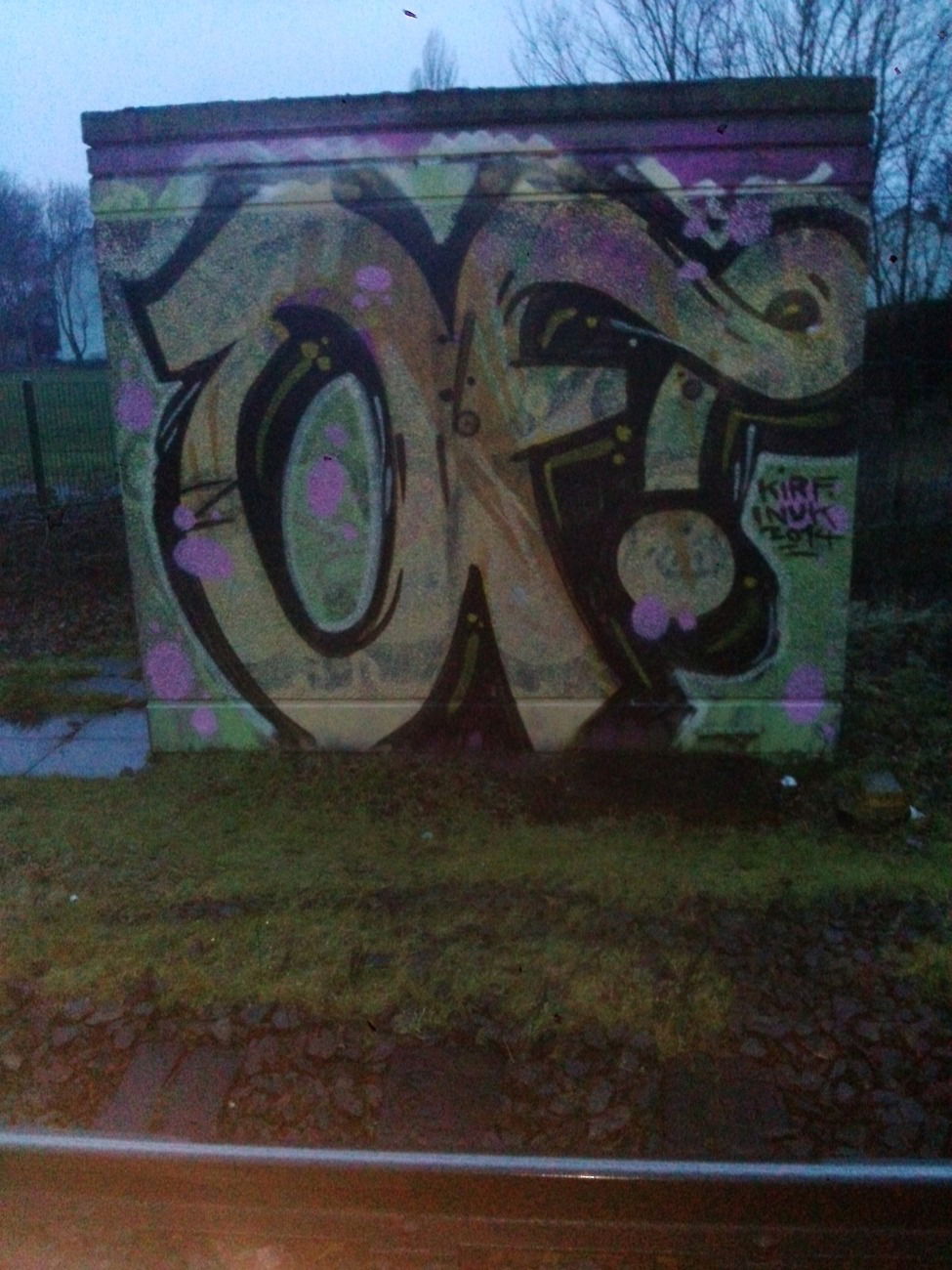 Graffiti Bombing - Photo by TagHagel - OF, Kirf, Inuk (2014)