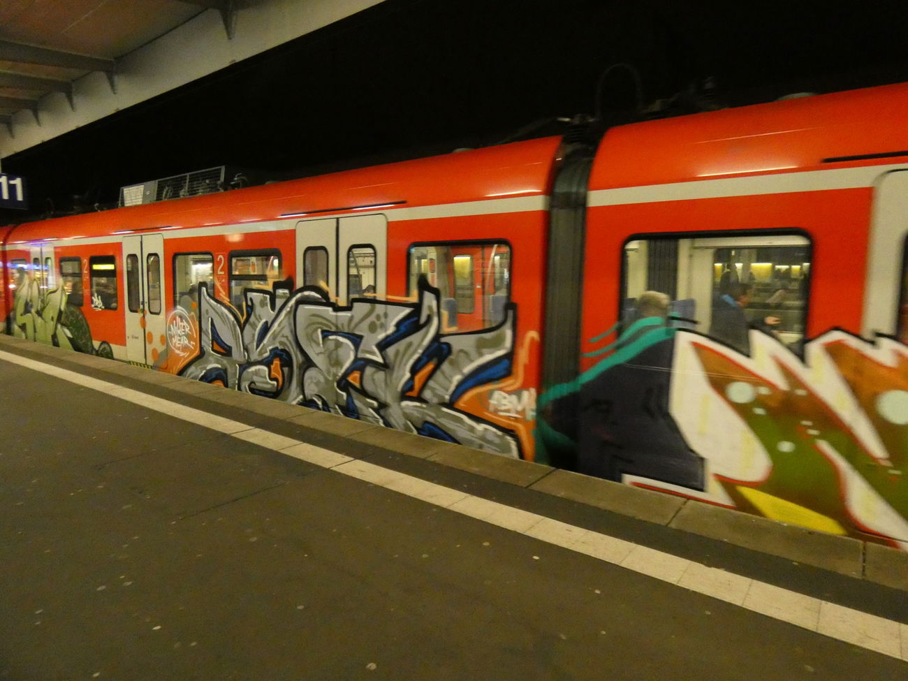 Graffiti Train - Photo by TagHagel - abm, asek, s9 (2017)