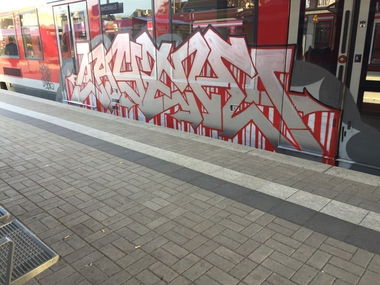 Graffiti Train - Photo by TagHagel - ayeh, eayeh, eayehe (2017)