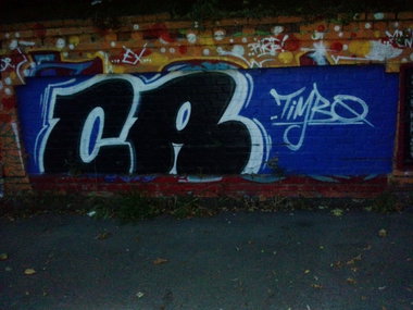 Graffiti Wall - Photo by TagHagel - cr, timbo, essen (2016)