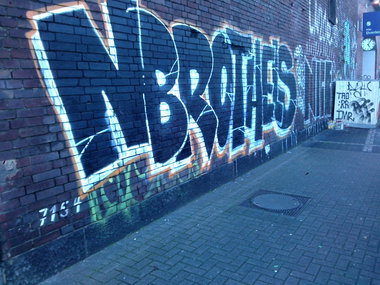 Graffiti Bombing - Photo by TagHagel - NBROTHELS, NBR, OTHELS