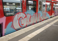 Graffiti Train - Photo by TagHagel - Setop, weise, soren (2017)