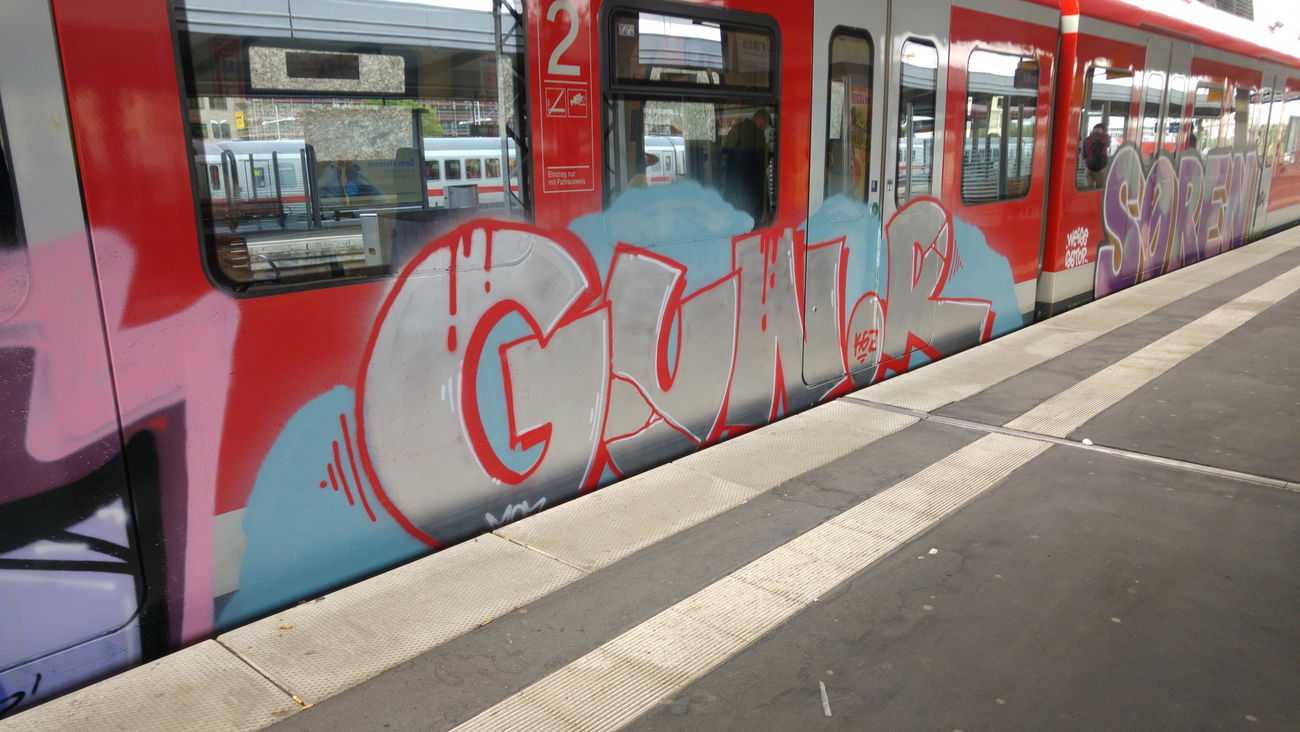 Graffiti Train - Photo by TagHagel - Setop, weise, soren (2017)
