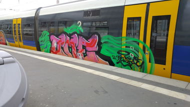 Graffiti Wall - Photo by TagHagel - Essen, ome (2017)