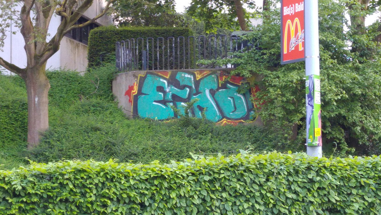 Graffiti Bombing - Photo by TagHagel - Echo, echos, mülheim