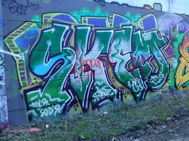Graffiti Wall - Photo by TagHagel - Skem, 357, kers