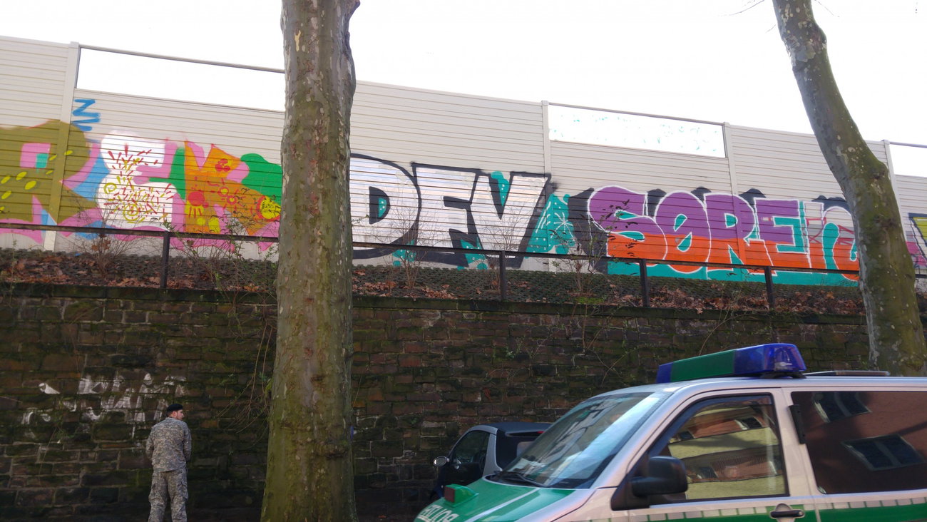 Graffiti Wall - Photo by TagHagel - Soren, Sören, DFV (2016)