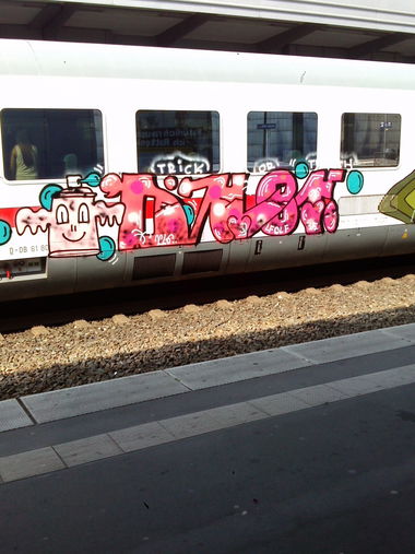 Graffiti Train - Photo by TagHagel (2015)