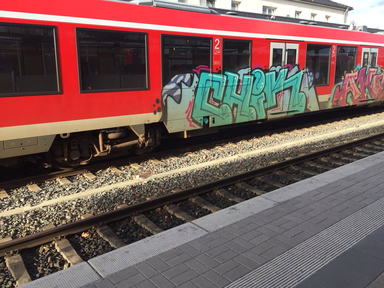 Graffiti Wall - Photo by TagHagel - Chik, Akos, Awos (2017)