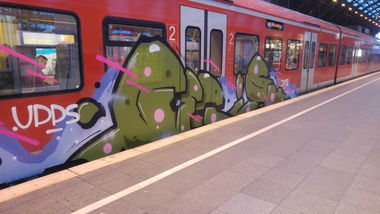 Graffiti Train - Photo by TagHagel - Upps (2018)