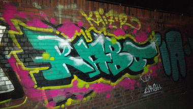 Graffiti Wall - Photo by TagHagel - Rabo, Kaizr, Kaizer (2017)