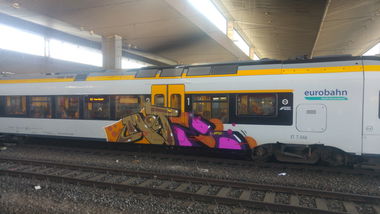 Graffiti Train - Photo by TagHagel - Mote, epsc, düsseldorf (2018)