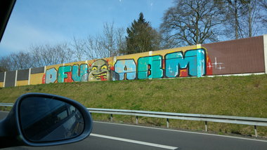 Graffiti Wall - Photo by TagHagel - DFV, ABM, Character (2016)