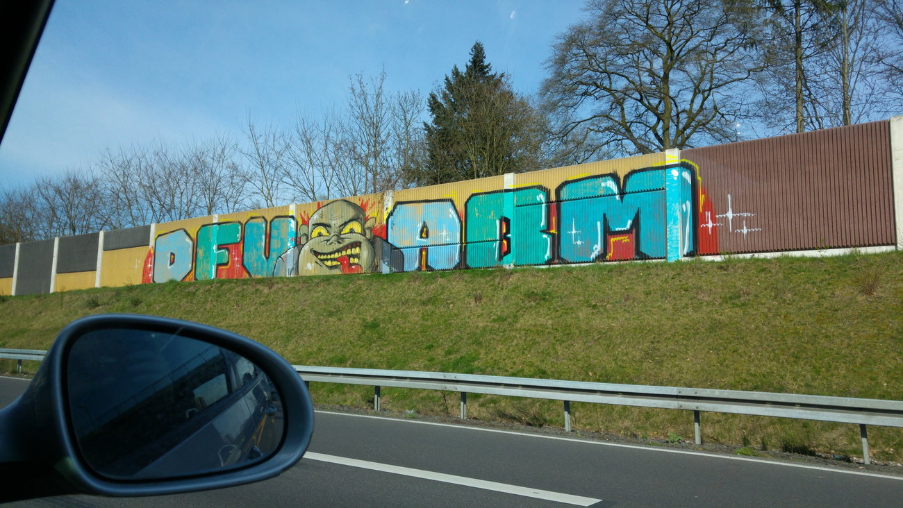 Graffiti Wall - Photo by TagHagel - DFV, ABM, Character (2016)