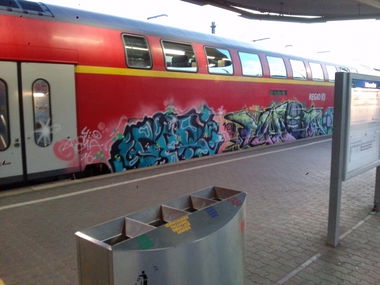 Graffiti Train - Photo by TagHagel (2016)