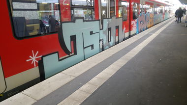 Graffiti Train - Photo by TagHagel - Essen, köln, cologne (2017)