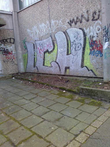 Graffiti Bombing - Photo by TagHagel - Lch, coco, man