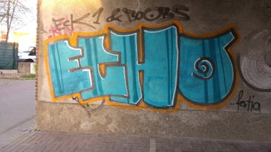 Graffiti Photo by TagHagel - Echo, echos, mülheim (2016)