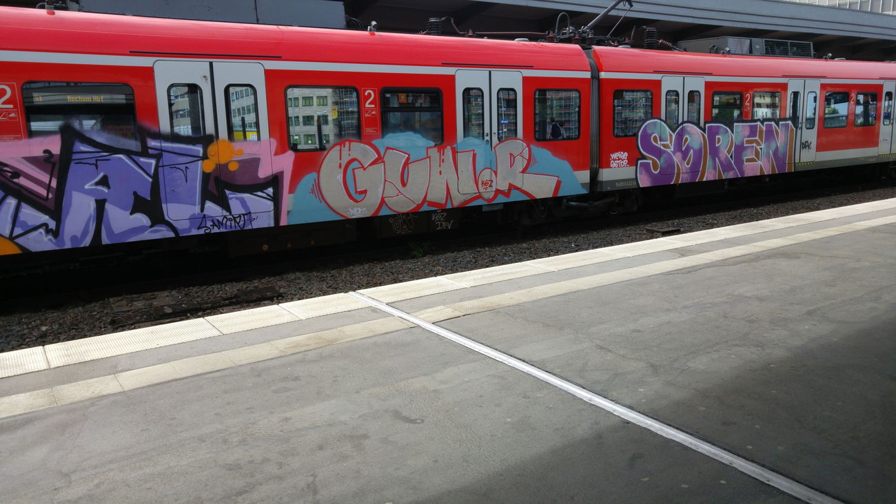 Graffiti Train - Photo by TagHagel - Gunner, Gunr, pokal (2017)