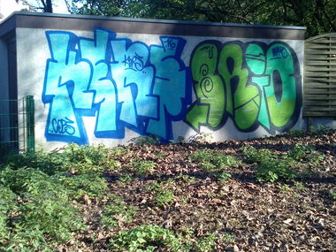 Graffiti Bombing - Photo by TagHagel - kers, brio, essen (2016)