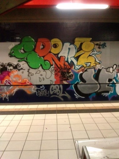 Graffiti Bombing - Photo by TagHagel - Köln, Cologne