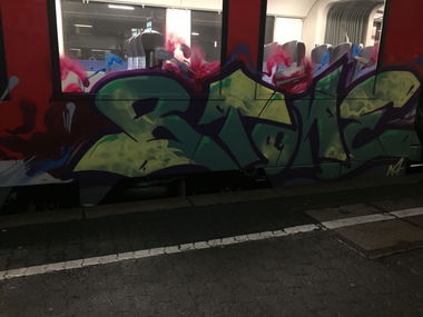 Graffiti Train - Photo by TagHagel - Btone (2017)