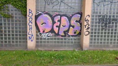 Graffiti Wall - Photo by TagHagel - Deps, depser, hkdz (2017)