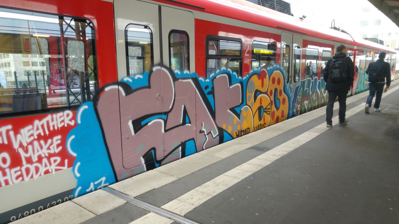 Graffiti Train - Photo by TagHagel - Fakso, weise, horne (2017)