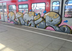 Graffiti Train - Photo by TagHagel - Raser, flop, pgv (2017)