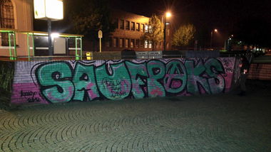 Graffiti Wall - Photo by TagHagel - Saufpaks, oberhausen, zak (2016)