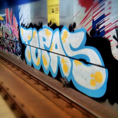 Graffiti Bombing - Photo by TagHagel - TOPAS, Köln, Cologne