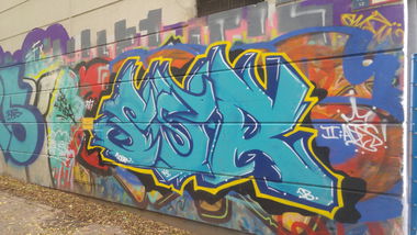 Graffiti Wall - Photo by TagHagel - Soda, sodr, sodr (2017)