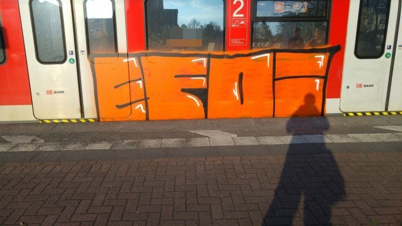 Graffiti Wall - Photo by TagHagel - Efoi, Essen (2017)