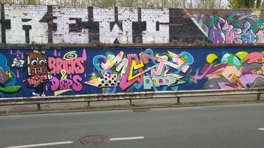 Graffiti Wall - Photo by TagHagel - essen, shat, shad (2017)