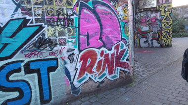 Graffiti Wall - Photo by TagHagel - Bl, rink, timbo (2017)