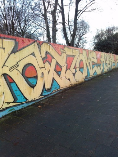 Graffiti Wall - Photo by TagHagel - Köln, Cologne, Hate