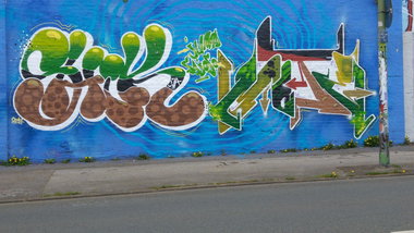 Graffiti Wall - Photo by TagHagel - shat, shad, shet (2017)