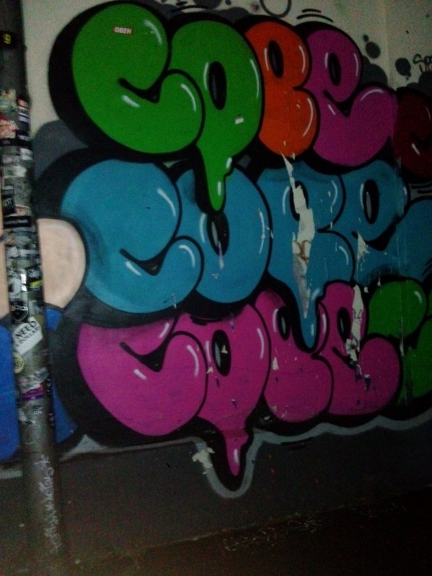 Graffiti Wall - Photo by TagHagel - cope, cope2, Köln