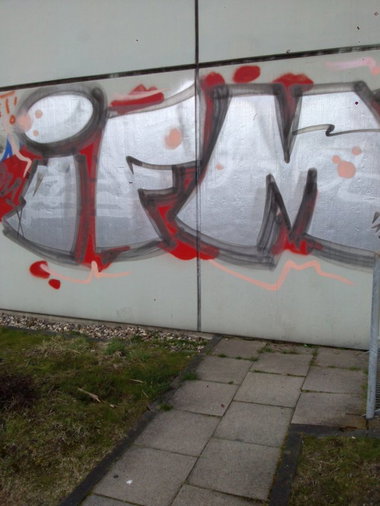 Graffiti Bombing - Photo by TagHagel - IFM, Essen