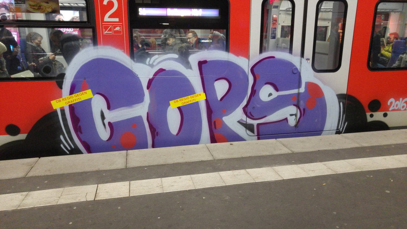 Graffiti Wall - Photo by TagHagel - Cops, 2016, essen (2016)
