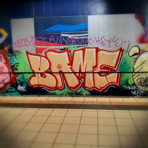 Graffiti Bombing - Photo by TagHagel - BAME, Köln, Cologne