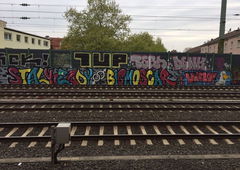 Graffiti Wall - Photo by TagHagel - 1up, tera, denk (2017)