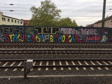 Graffiti Wall - Photo by TagHagel - 1up, tera, denk (2017)