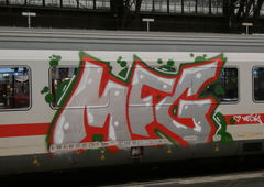 Graffiti Train - Photo by TagHagel - mfg, köln, cologne (2017)