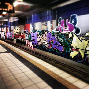 Graffiti Bombing - Photo by TagHagel - GEIER, Nice, NC