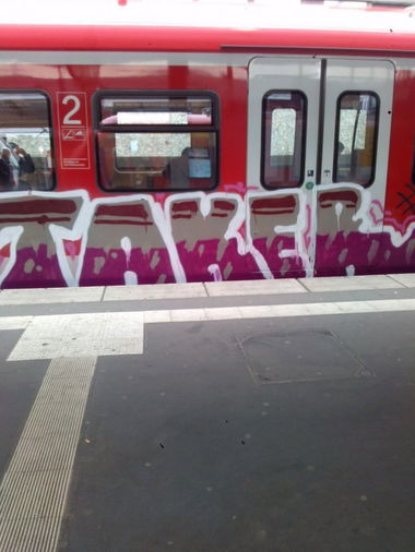 Graffiti Train - Photo by TagHagel - Taker (2015)