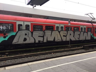 Graffiti Train - Photo by TagHagel - BFMCREW, BFM, BFMS (2017)