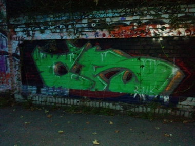 Graffiti Wall - Photo by TagHagel - cr, timbo, essen (2016)