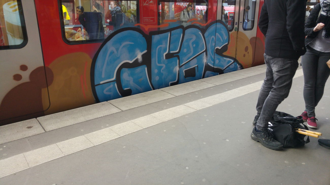 Graffiti Train - Photo by TagHagel - Gfos, essen (2017)