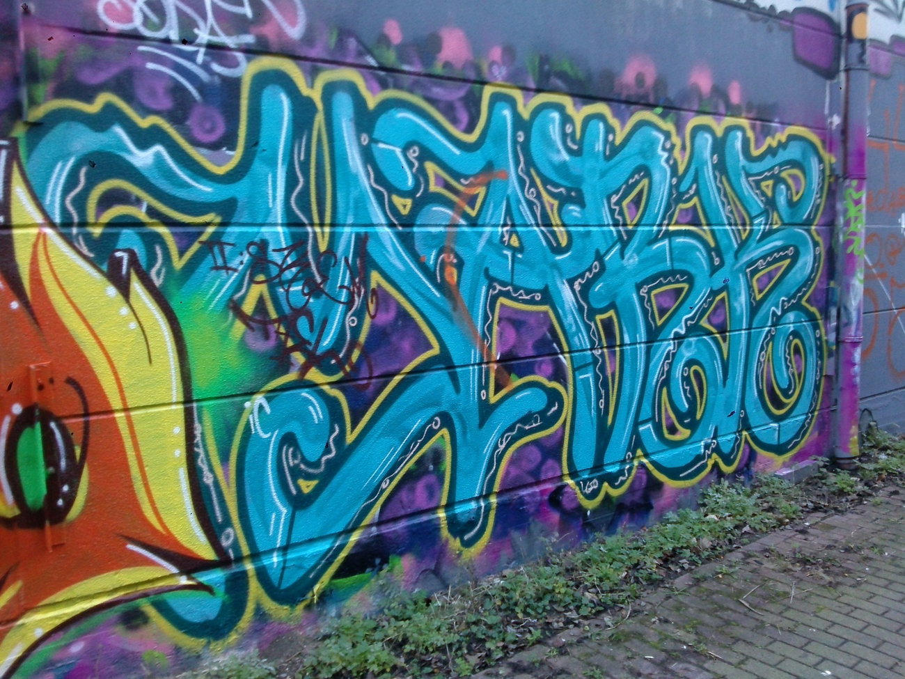 Graffiti Wall - Photo by TagHagel - Mark, Essen (2015)